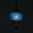 Suspension orientale bleue mosaïque, Aicha