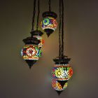 Suspension orientale multicolore mosaïque, Amir