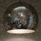 Suspension orientale argentée, Alyssa