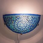 Applique murale orientale bleue mosaïque, Haja