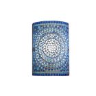 Applique murale orientale bleue mosaïque, Mahdia