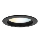 Downlight en aluminium noir, Otmar, 12W, white switch LED, IP22