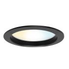 Downlight en aluminium noir, Otmar, 15W, white switch LED, IP22