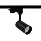 Spot triphasé noir Ylva, Pro
