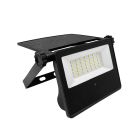 Projecteur solaire noir en plastique, Philipp, 15W, 6500K LED, IP65
