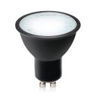 Ampoule LED GU10 gradable Antonie, noir, 7W, 4000K
