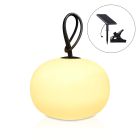 Suspension solaire d'extérieur blanc en plastique, Pien, 1W, 2700K LED, IP54