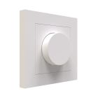 Plaque de recouvrement blanche pour variateur simple