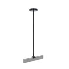 Système de suspension triphasé, noir, 100-200 cm, 2 pièces