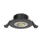Downlight en aluminium noir, Hobie, 6W, white switch LED, IP65