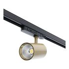 Spot triphasé en laiton Rozina, 10W/20W/30W, interrupteur blanc, dimmable, Pro