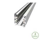 Rail triphasé, 2 mètres, blanc, Pro