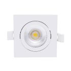 Downlight en aluminium blanc, Loura, 6W, white switch LED, IP65