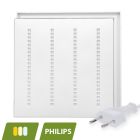 Panneau LED à persiennes 60x60 - 30W - interrupteur blanc - UGR <16