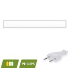 Panneau LED 15x120 - 30W - interrupteur blanc - UGR<19 - rétroéclairé