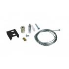 Kit de suspension pour éclairage sur rail triphasé, 1,5 mètres, noir, Pro