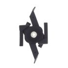 Clip de plafond suspendu pour éclairage sur rail triphasé, noir, Pro