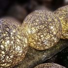 Boule de Noël 20 cm avec 30 LEDS, sur batterie