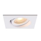 Spot encastré salle de bain blanc en aluminium, Jorin, IP65