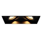 Spot encastré sans bord noir en aluminium, Royce