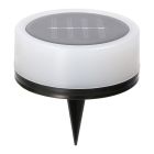 Spot à piquer extérieur blanc en plastique, Nermin, 1W, 2700K LED, IP44