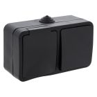 Prise et interrupteur combinés Q-Link, mise à la terre de l'interrupteur anti-éclaboussures