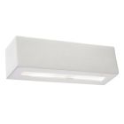 Applique up and down en verre blanche, Emmaly