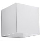 Applique up and down en aluminium blanche, Andro