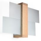 Applique murale en verre marronne, Fouzia