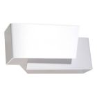 Applique up and down en aluminium blanche, Khaled