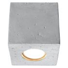 Spot en saillie en béton gris, Andro