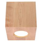 Spot en saillie en bois marron, Andro