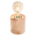 Lampe de table en bois marronne, Anela
