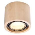 Spot en saillie en bois marron, Alessio