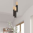 Suspension en aluminium marronne, Francesca