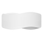 Applique up and down en aluminium blanche, Keely