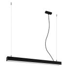 Suspension en aluminium noire, Mascha, 31W, 3000K LED