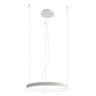 Suspension en aluminium blanche, Ringo, 30W, 3000K LED
