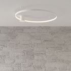 Lampe plafond en aluminium blanche, Ringo, 30W, 3000K LED