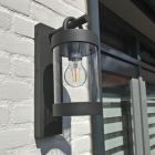 Applique extérieur avec capteur crépusculaire rustique anthracite, Sambesi, IP44