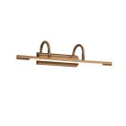 Éclairage tableau classique bronze, Marino, 8W, 3000K LED