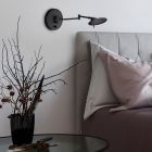 Applique murale moderne noire, Sinbad, 8W, 3000K LED