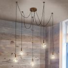 Suspension rétro cuivre, August