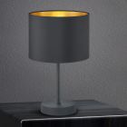 Lampe de table moderne noire, Jeany, avec interrupteur