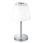 Lampe de table moderne chromée, Liv, 4W, 3000K LED, avec interrupteur