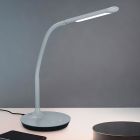 Lampe de bureau moderne grise, Yanis, 5W, blanc chaud à froid réglable LED, avec interrupteur