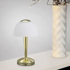 Lampe de table classique laiton, Daphne, 4W, 3000K LED, avec interrupteur