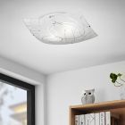 Lampe plafond classique blanche, Antoine