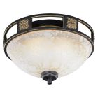 Lampe plafond classique couleur rouille, Letchworth