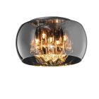 Lampe plafond moderne chromée, Capucine